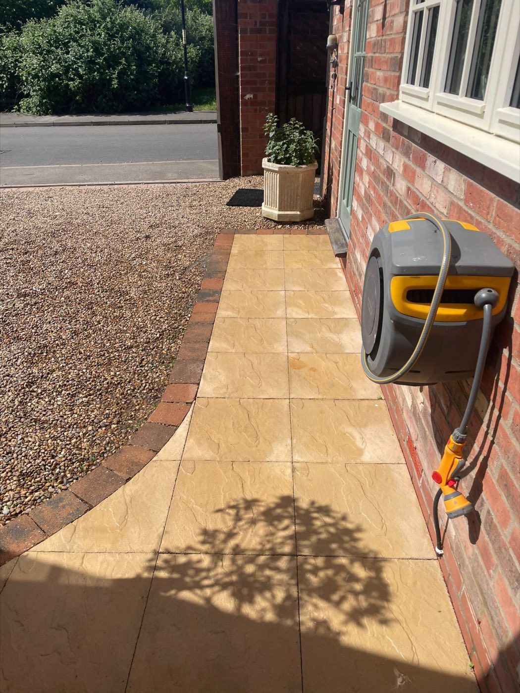 Pressure washing in Canwick