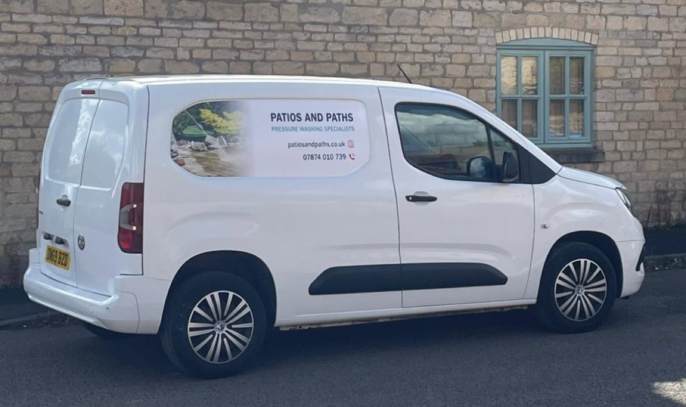The Patios and Paths van